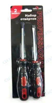 75802 — Набор отверток ( 2 предм.) сервис ключ (+2100,  5100) СЕРВИС КЛЮЧ